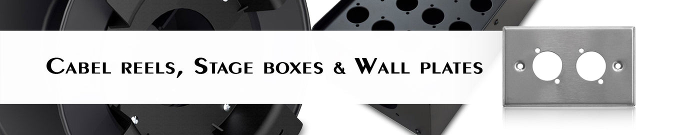Cable Reels, Stage Boxes & Wall Plates