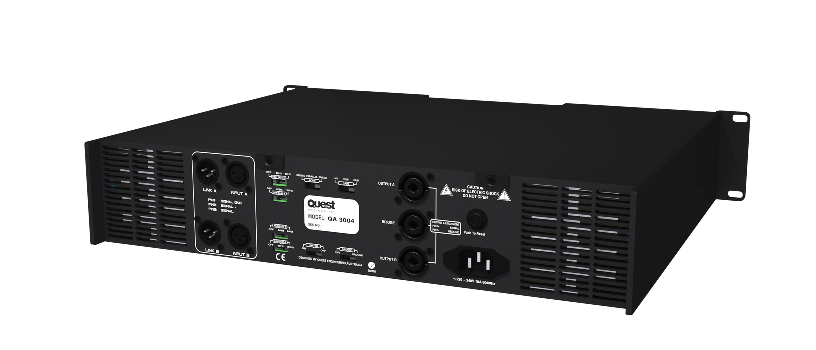 Quest - QA3004 - 2 Channel Amplifier
