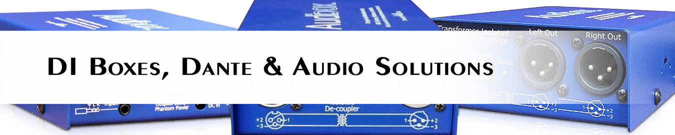 DI Boxes, Dante & Audio Solutions