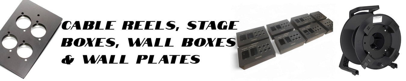Cable Reels, Stage Boxes & Wall Plates - Livesound