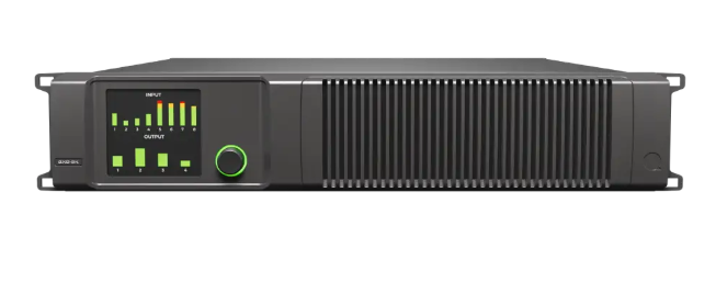 Quest - QXD5K - 4Ch Power Amplifier, 5000W, 2U, DSP, Networkable. Optional Dante/AES67 Version.