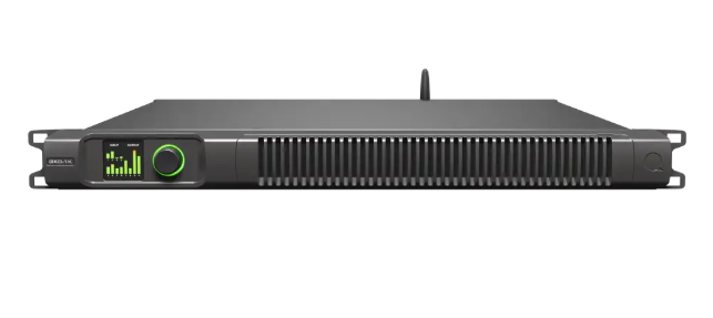 Quest - QXD1K - 4Ch Power Amplifier, 1000W, 1U, DSP, Networkable. Optional Dante/AES67 Version.