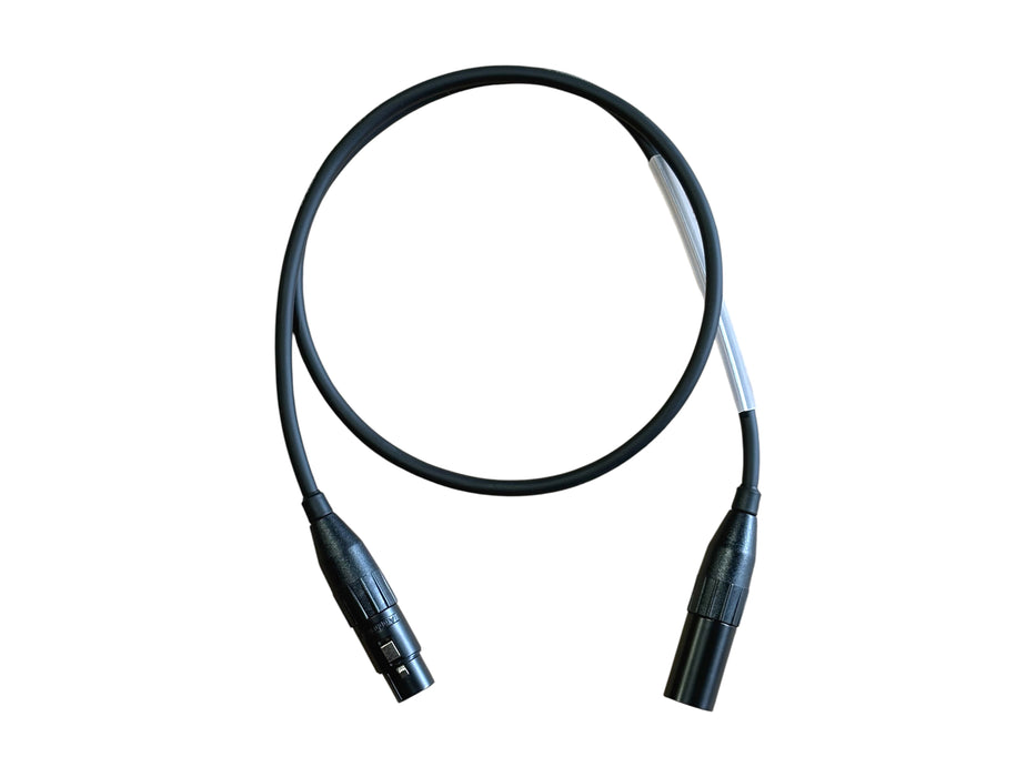 Livesound - LSC01-B - 1m Mic/Signal Cable - Black.