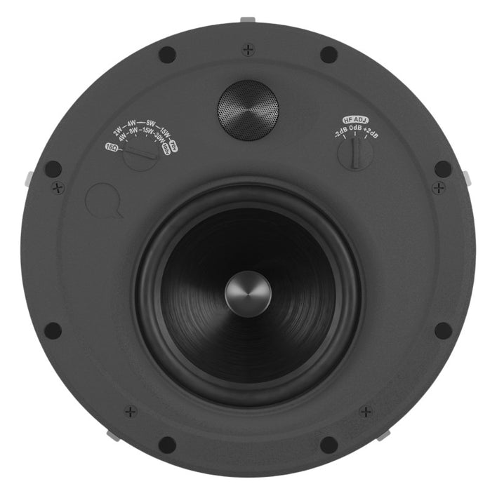 Quest - MX6C - 2-Way Ceiling Speaker, 6" LF + 1" HF, 16 Ohm/100V.