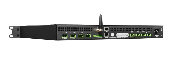 Quest - QXD1K - 4Ch Power Amplifier, 1000W, 1U, DSP, Networkable. Optional Dante/AES67 Version.
