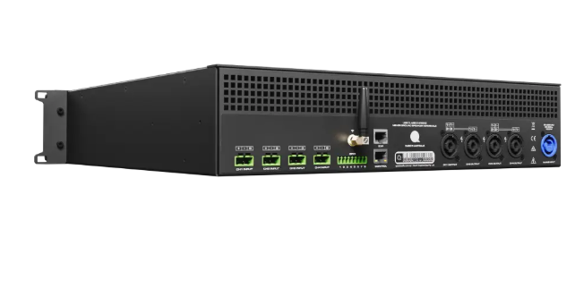 Quest - QXD5K - 4Ch Power Amplifier, 5000W, 2U, DSP, Networkable. Optional Dante/AES67 Version.