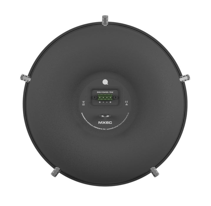 Quest - MX6C - 2-Way Ceiling Speaker, 6" LF + 1" HF, 16 Ohm/100V.