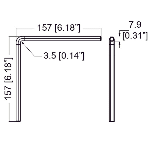 Penn Elcom - 9068 - Wrench Actuation Tool for Panel Locks.