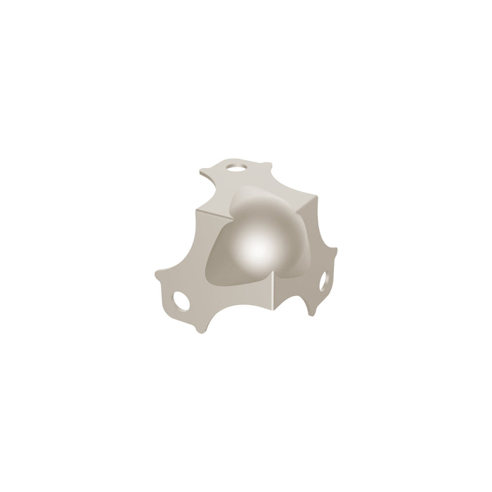 Penn Elcom - C0596N - Mini 3 Leg Nickel Knuckle Corner