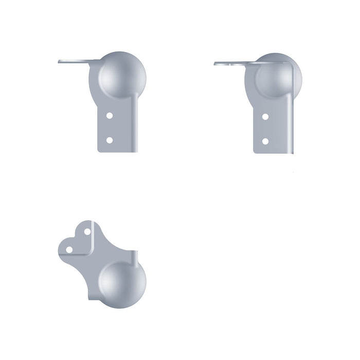 Penn Elcom - C1374/10/75 - 75mm High PennBrite Brace Ball Corner with 30mm Offset and 4.5mm Radius