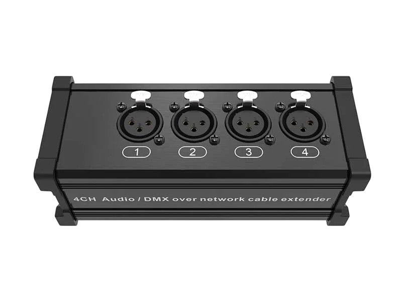 Prolink - PL-CATBOX-3F - EtherCON -4x 3-pin XLR Female Split Box.