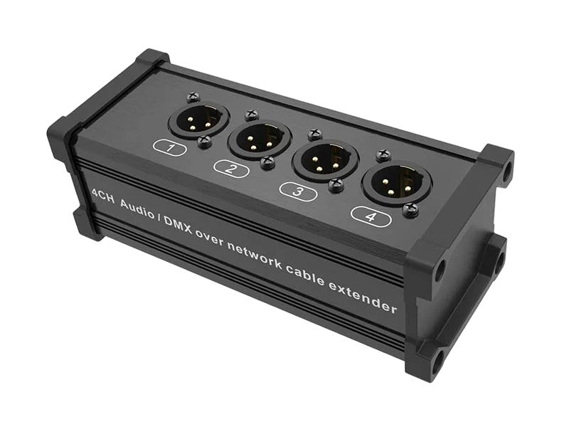 Prolink - PL-CATBOX-3M - EtherCON -4x 3-pin XLR Male Split Box.
