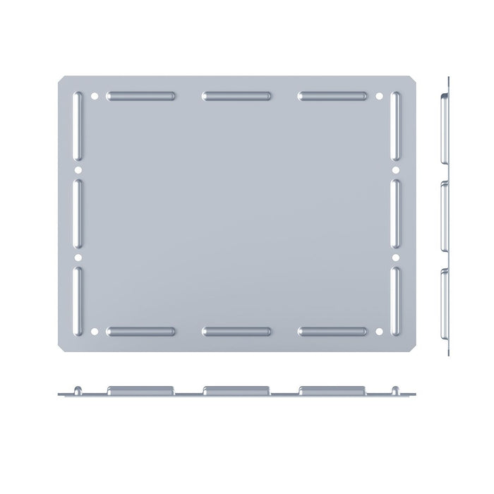Penn Elcom - D4116Z - Surface Mount Label Dish for Self-Adhesive Tour Labels - Zink