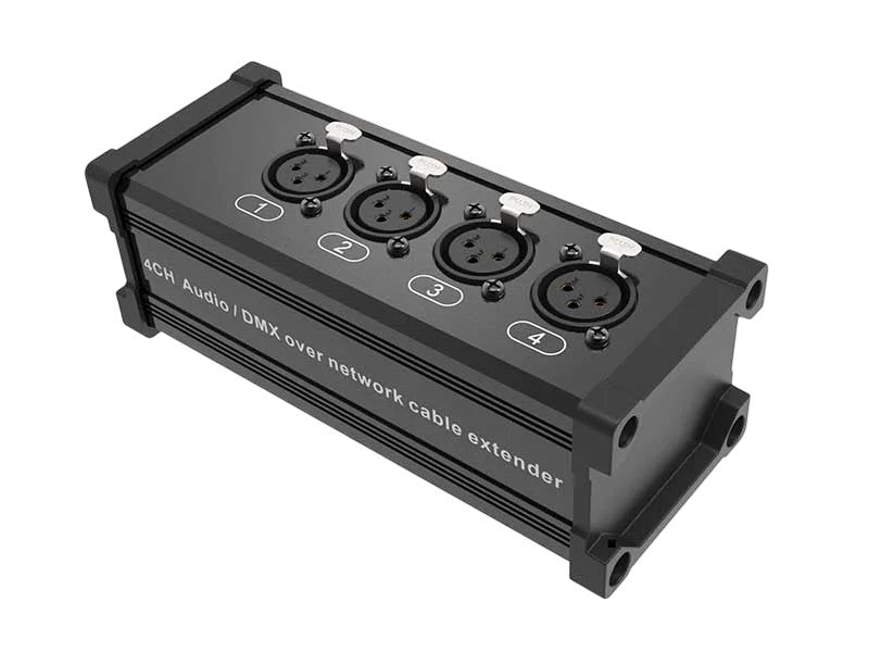 Prolink - PL-CATBOX-3F - EtherCON -4x 3-pin XLR Female Split Box.