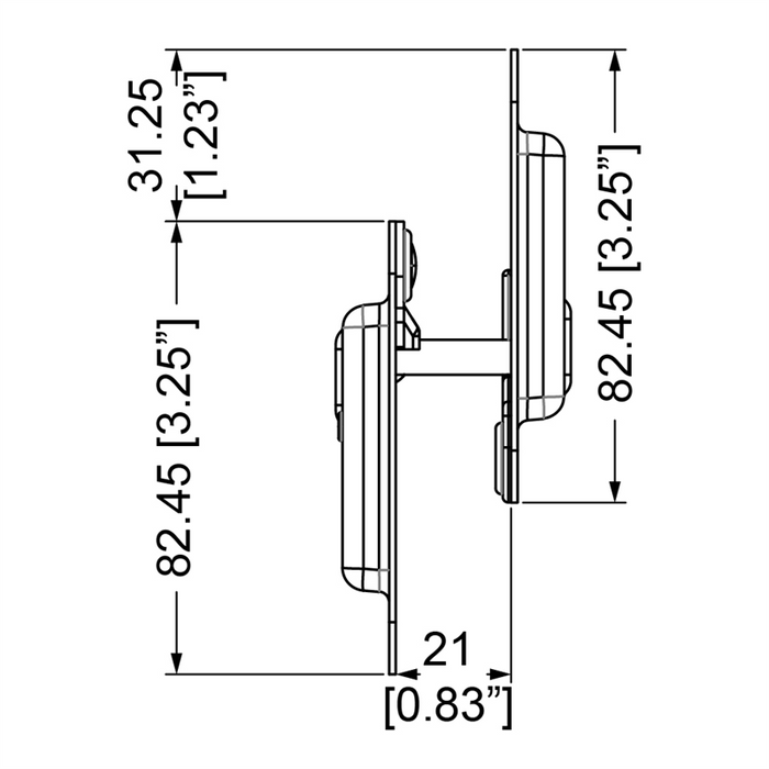 Penn Elcom - H7148-CUP-M - Male Lid Hang.