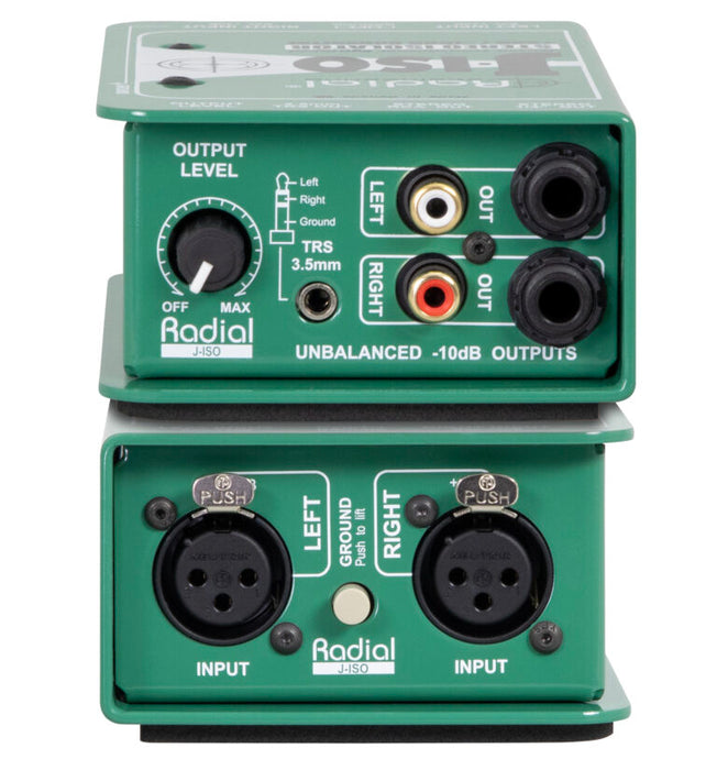 Radial Engineering - J-ISO - Stereo +4dB to -10dB Converters And Isolator.