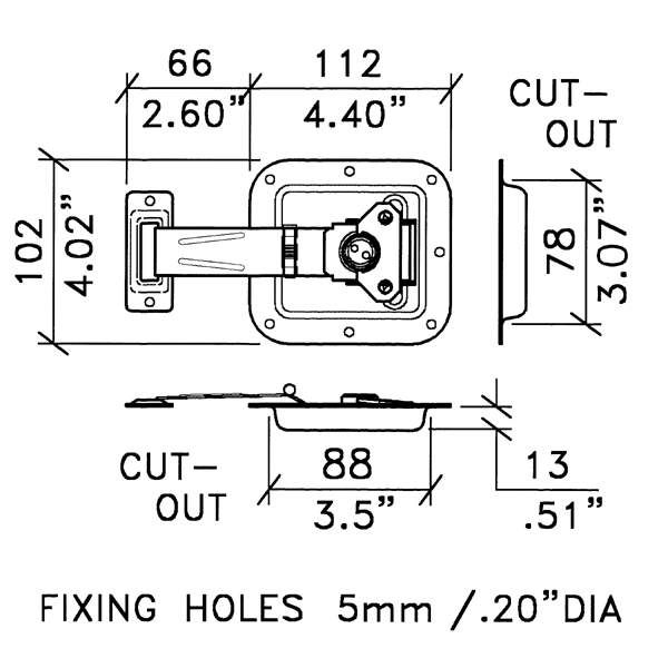 Penn Elcom - L0968Z - Valance Spanning Overlatch in plain dish.
