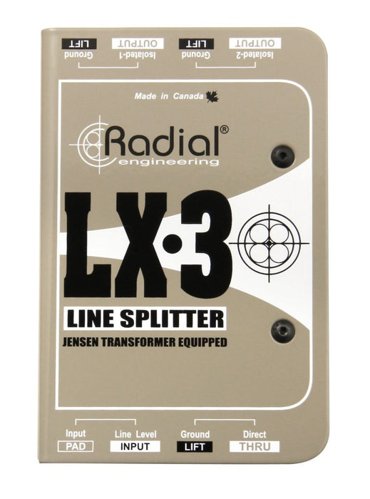 Radial Engineering - LX-3 - Passive Line-Level Splitter.
