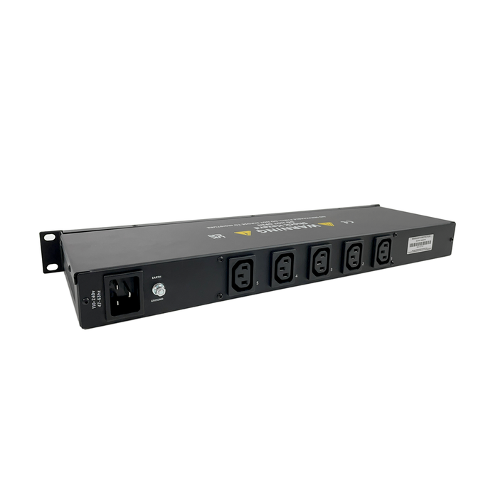 Penn Elcom - PDU16-5DJ-AV-AU - Type 1 1U 16A 5 Channel Switched Power Distribution Unit.