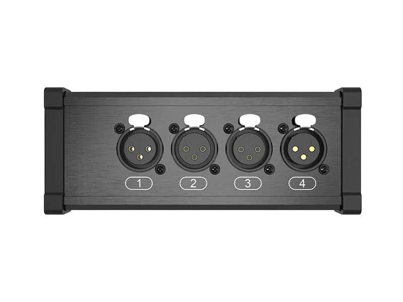 Prolink - PL-CATBOX-3F - EtherCON -4x 3-pin XLR Female Split Box.