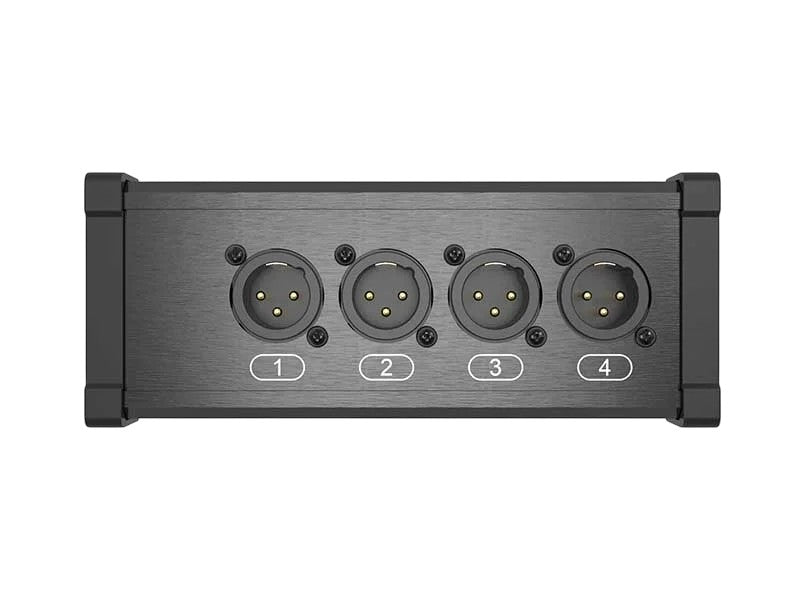 Prolink - PL-CATBOX-3M - EtherCON -4x 3-pin XLR Male Split Box.