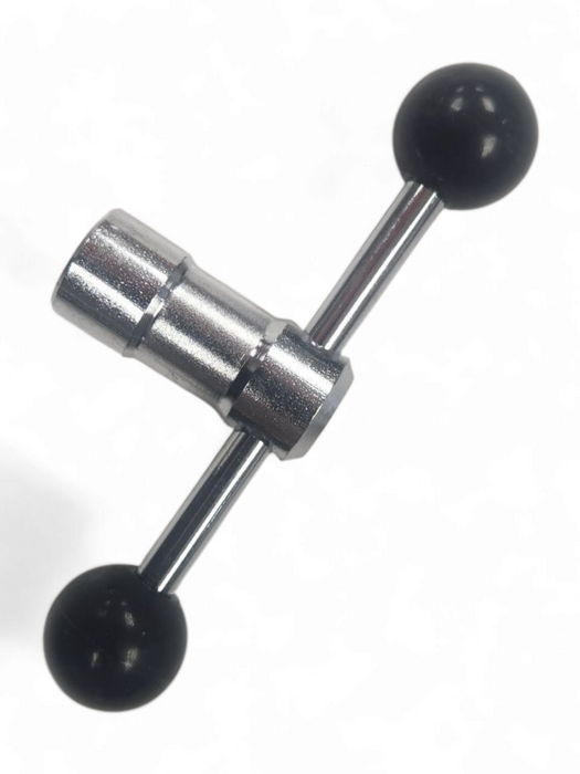 K&M - 6-30351-1-02 - T-bar screw assembly for mic boom - Chrome.