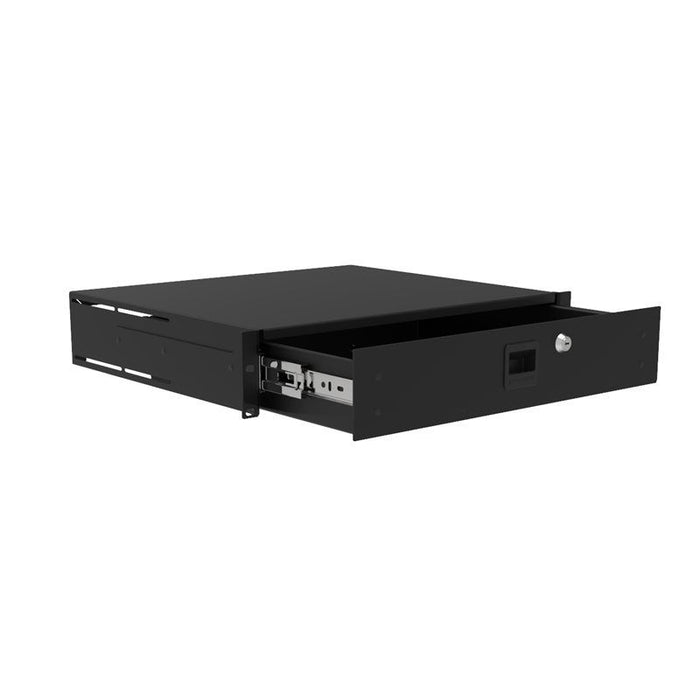Penn Elcom - R2295-2UK - 2RU - 14" Deep Tour Grade Heavy Duty Rack Drawer - Aluminium