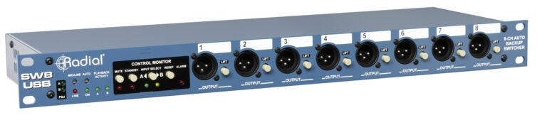 Radial Engineering - SW8-USB - Auto-Switcher and USB interface.
