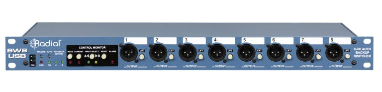 Radial Engineering - SW8-USB - Auto-Switcher and USB interface.