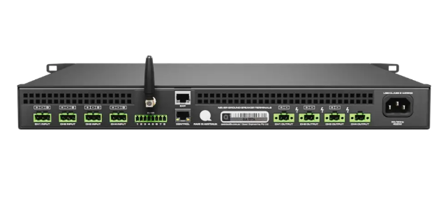 Quest - QXD2K - 4Ch Power Amplifier, 2000W, 1U, DSP, Networkable. Optional Dante/AES67 Version.
