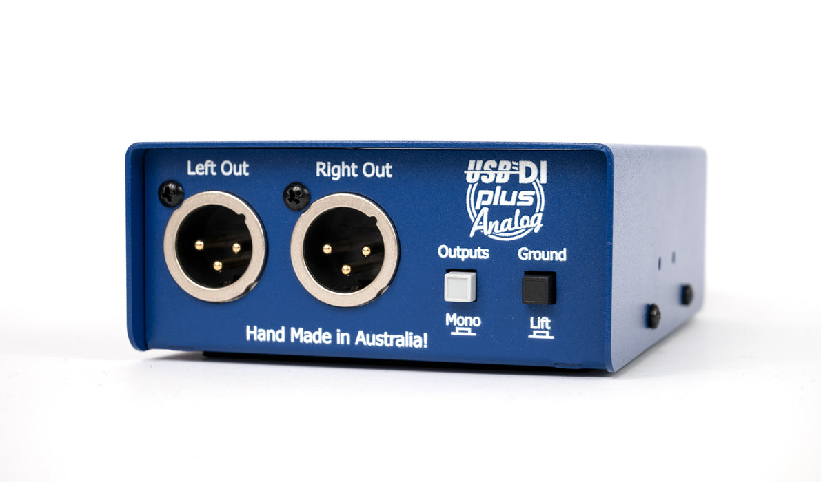 ARX - USB DI PLUS - USB/Analog In Bal Isolated Stereo O/P DI Box