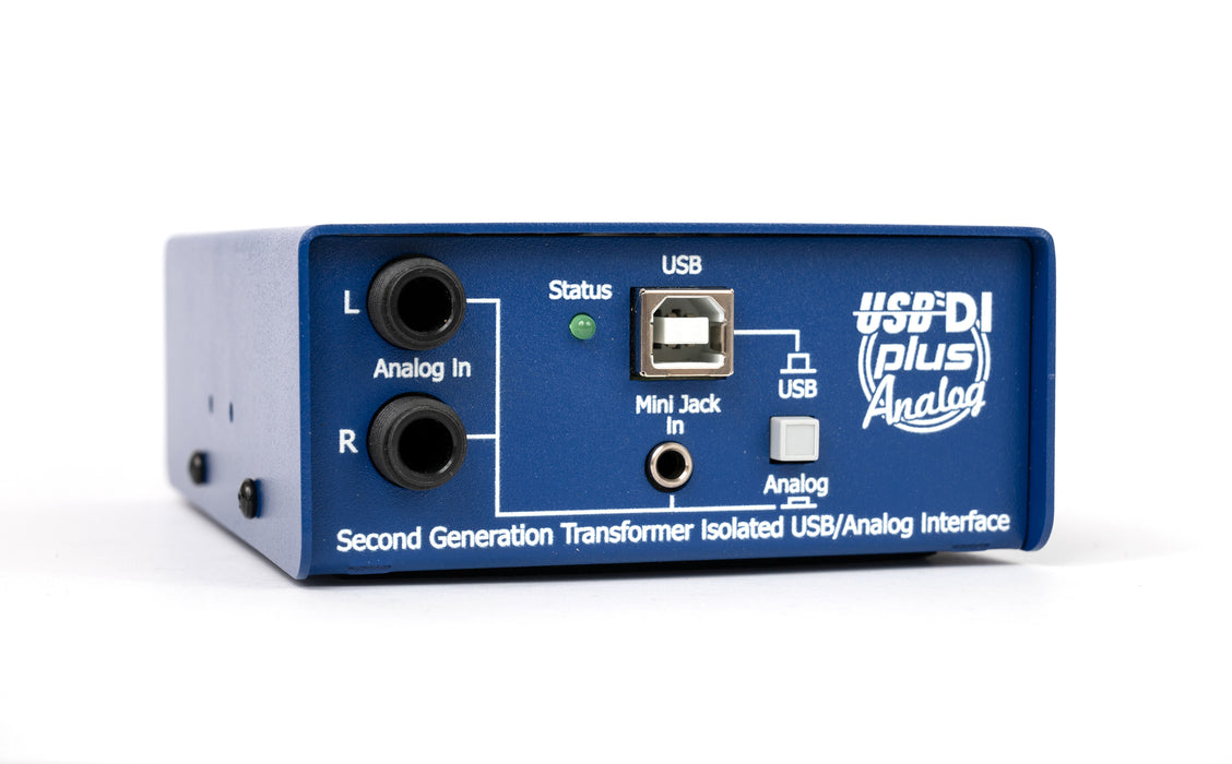 ARX - USB DI PLUS - USB/Analog In Bal Isolated Stereo O/P DI Box