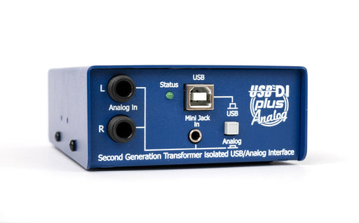 USB DI PLUS - ARX - USB DI PLUS - USB/Analog In Bal Isolated Stereo O/P DI Box