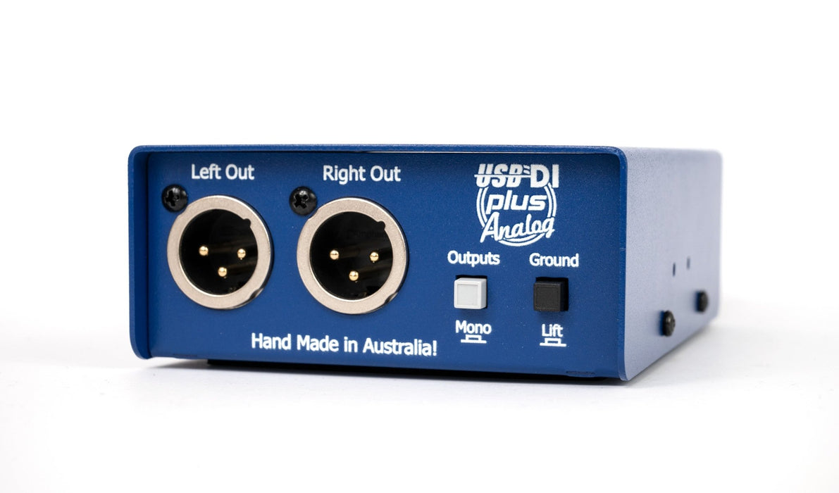 USB DI PLUS - ARX - USB DI PLUS - USB/Analog In Bal Isolated Stereo O/P DI Box