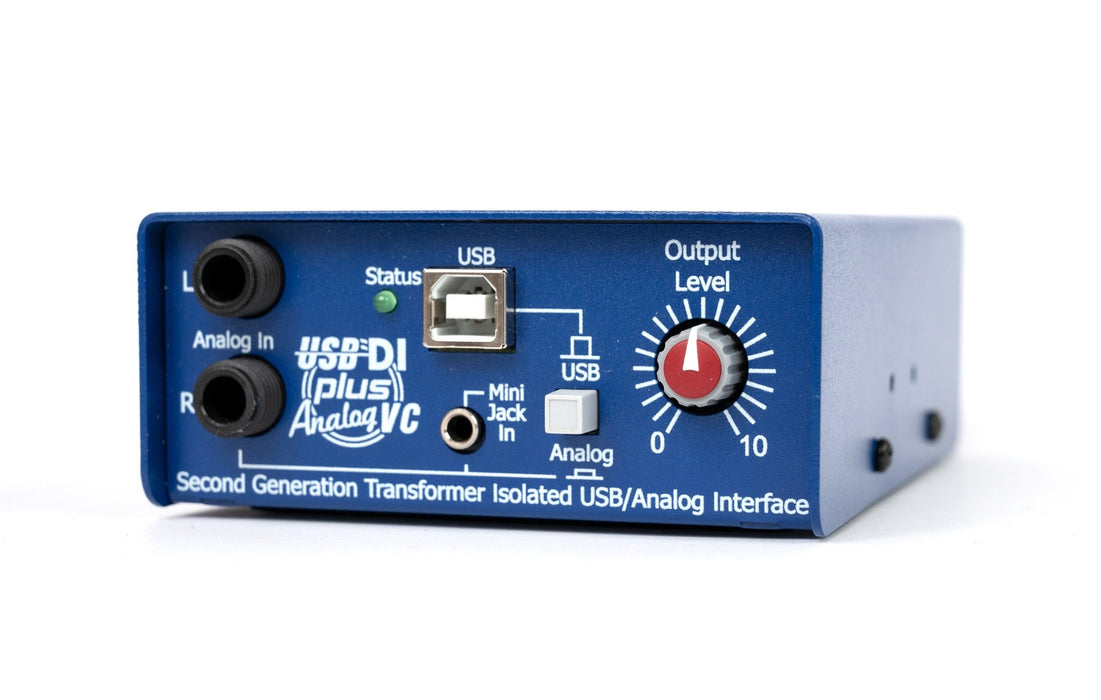 USB DI VC PLUS - ARX - USB DI PLUS VC - USB/Analog In Bal Stereo O/P DI Box Vol Control