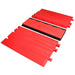 RF5-33-SL - Cable Guard - Red Floor 5 Centre with Scalloped Lid.