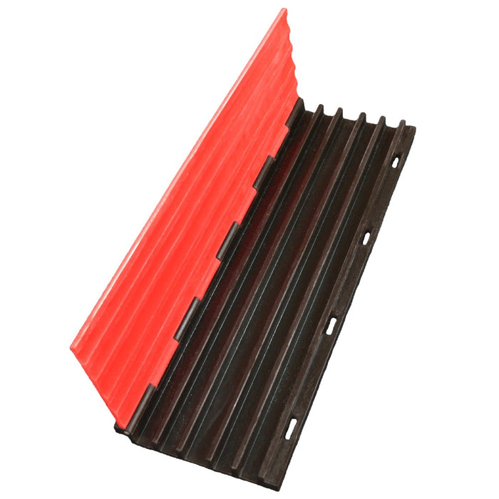RF5-33-SL - Cable Guard - Red Floor 5 Centre with Scalloped Lid.