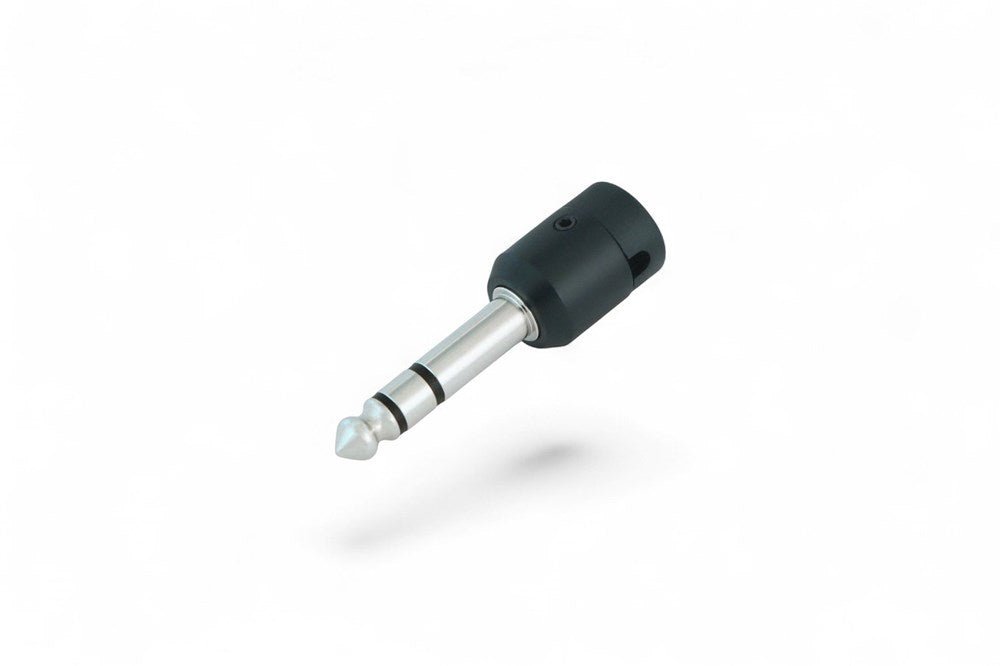 CT-LP14-3P-LK - Cable Techniques - Low Profile Right Angle 1/4" Jack - Stereo - Large - Black