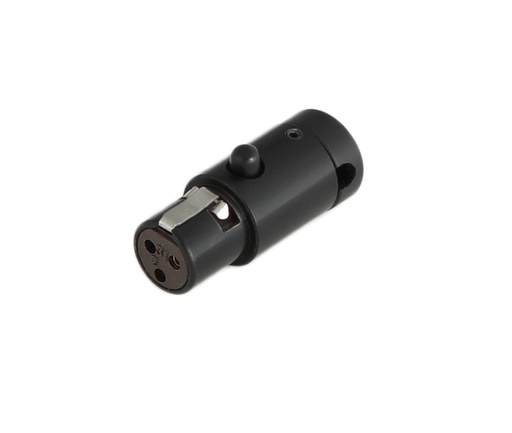 CT-LPS-3FL-K - Cable Techniques - Low Profile Right Angle Mini XLR - 3 Pin Female.