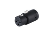 CT-BX3F-K - Cable Techniques - Low-Profile Right Angle XLR 3-pin Female, B-Shell.