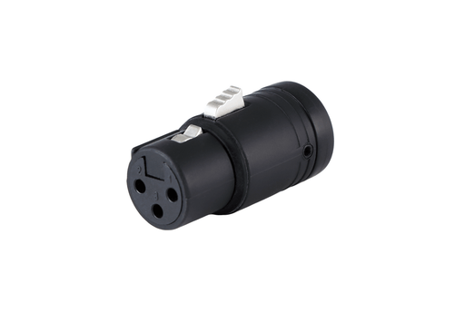 CT-BX3F-K - Cable Techniques - Low-Profile Right Angle XLR 3-pin Female, B-Shell.