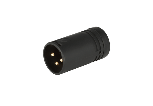 CT-BX3M-K - Cable Techniques - Low-Profile Right Angle XLR 3-pin Male, B-Shell.