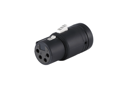 CT-BX4F-K - Cable Techniques - Low-Profile Right Angle XLR 4-pin Female, B-Shell.
