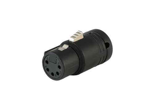 CT-AX5F-K - Cable Techniques - Low-Profile Right Angle XLR 5-pin Female, A-Shell.