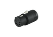 CT-BX5F-K - Cable Techniques - Low-Profile Right Angle XLR 5-pin Female, B-Shell.