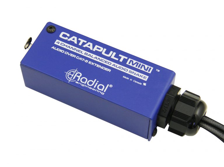 Radial Engineering - Catap-Mini-TX - 4-Channel Cat 5 Audio Snake Transmitter.