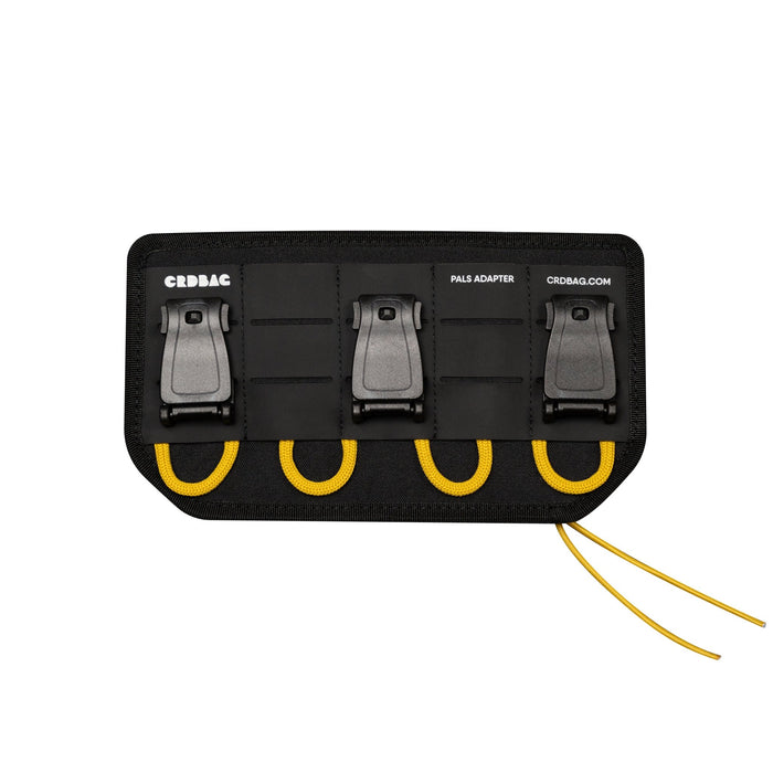 MOLLE-01 - CRDBag - Attach CRDPOUCH MKII to belt, shoulder strap, and hip belt of a backpack.