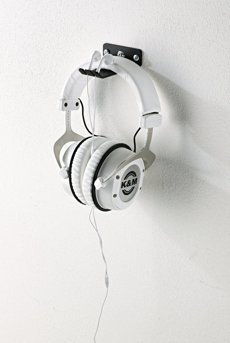16311-000-76 - K&M - 16311-000-76 - Headphone Holder - Wall Mount - White.