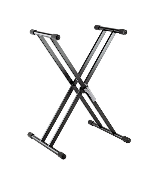 18997-000-55 - K&M - 18997-000-55 - Lightweight Aluminium Double Braced "X" Keyboard Stand.