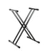 18997-000-55 - K&M - 18997-000-55 - Lightweight Aluminium Double Braced "X" Keyboard Stand.